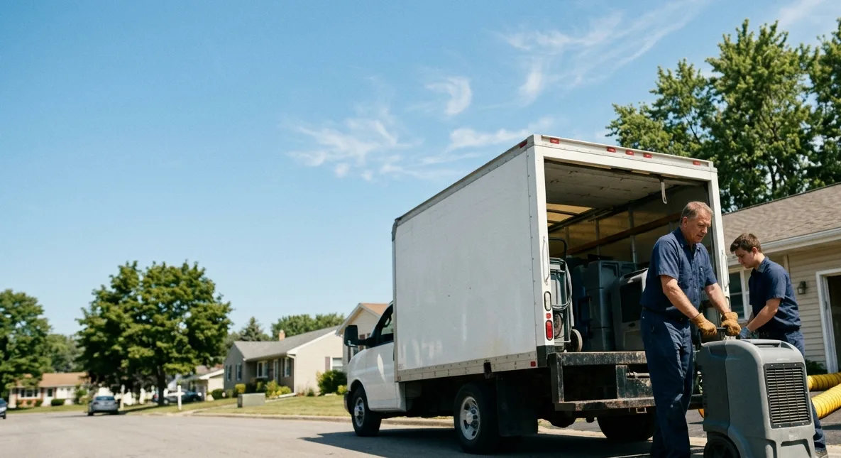 Water Damage Cleanup in North Prairie, WI near me
